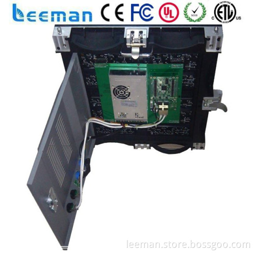 Rental die casting outdoor display Indoor rental led movable outdoor led display carnival Leeman LED sign